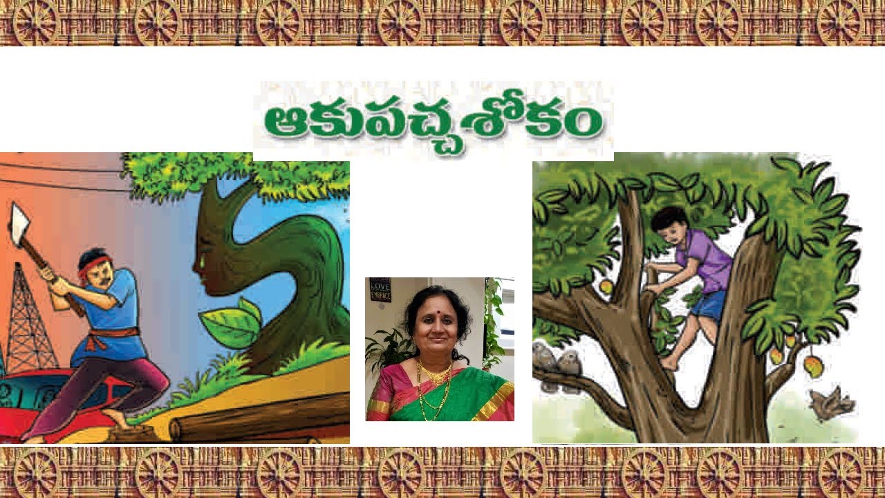 9th Class Telugu I Andhra I Akupaccha Shokam  -  ఆకుపచ్చ శోకం