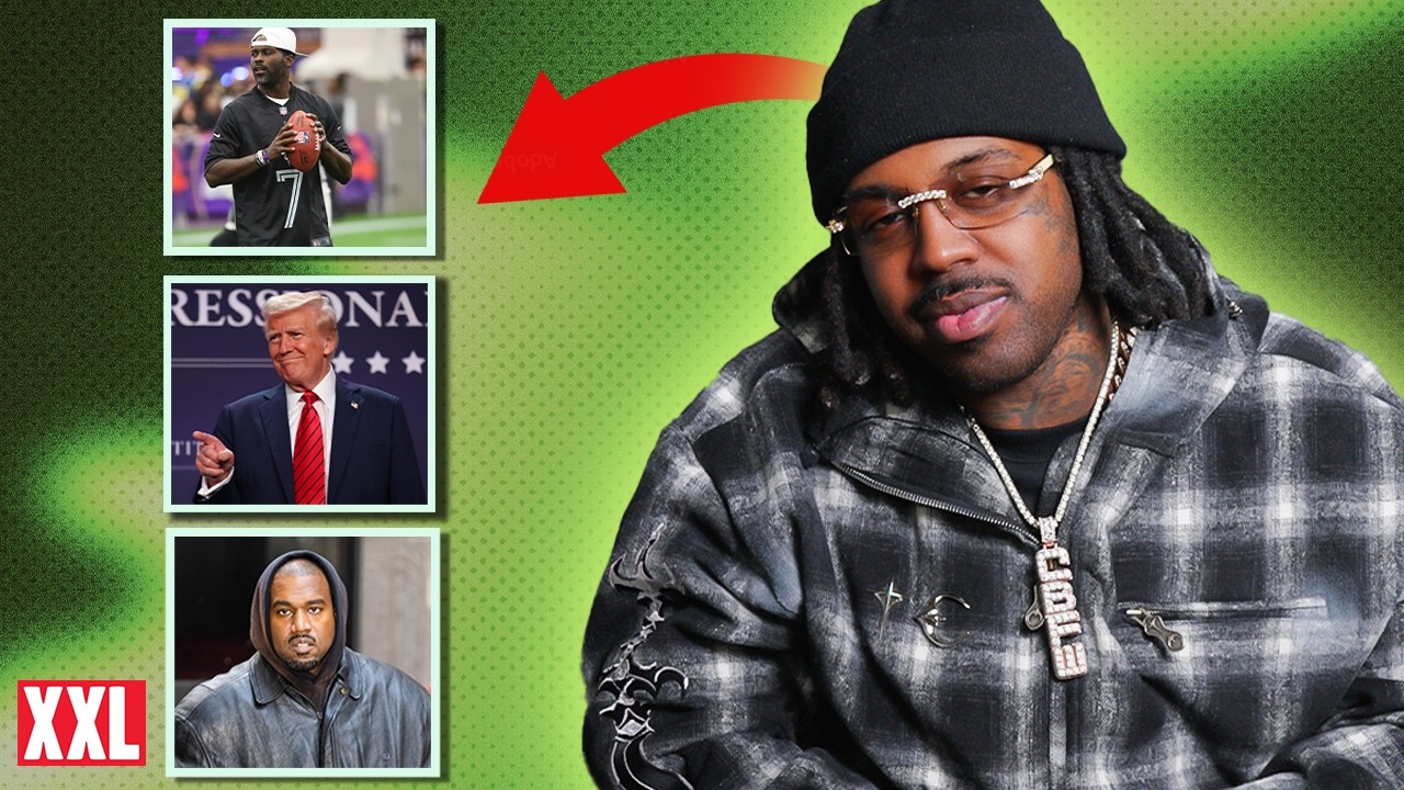 EST Gee Has No Filter for Trump, Ice Spice, Ye and LeBron James