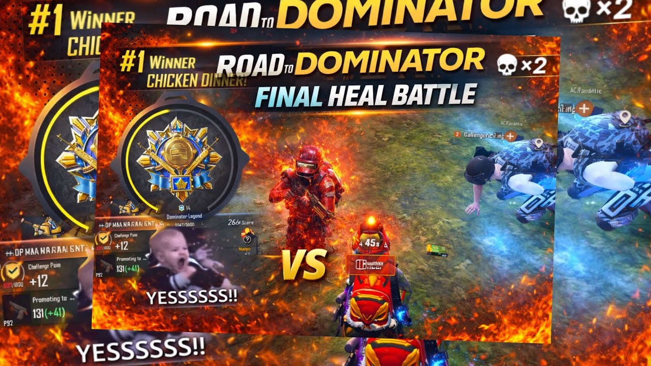 Last Zone Heal Battle for ACE DOMINATOR 👑