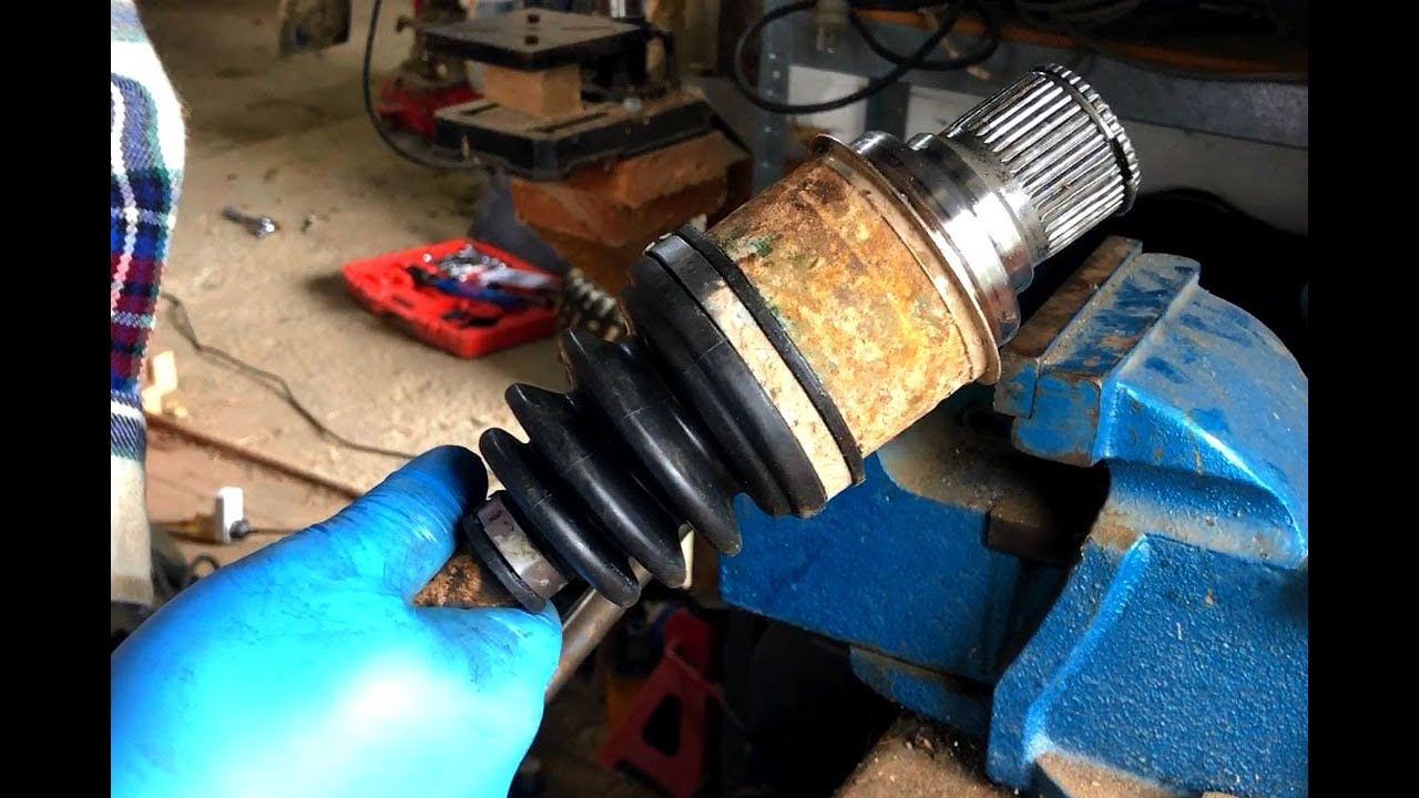 How to replace CV Boots, Rear Inner. Yamaha Quad Grizzly 450