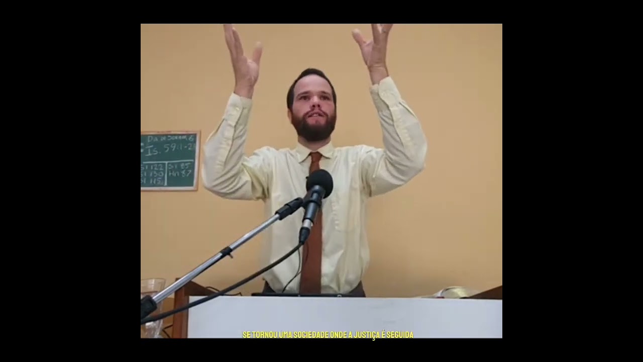 A nossa justiça anda como um bêbado | Pr Jon Chase