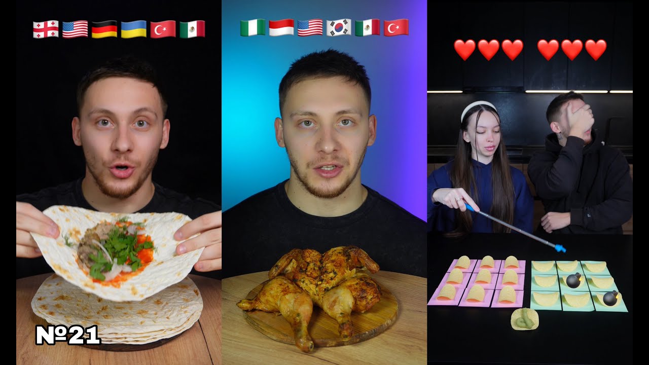 ASMR:FLAG FOOD MUKBANG/CHALLENGE(Compilation). №21