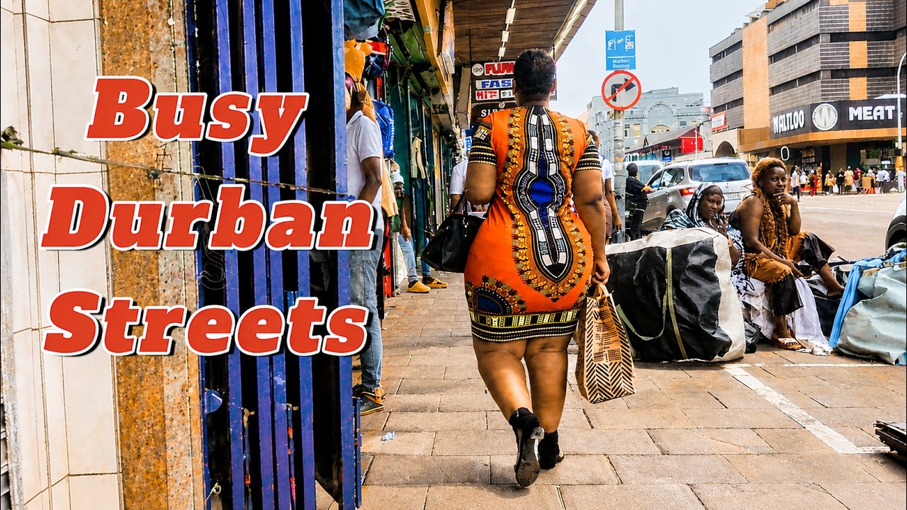 Inside Durban’s Busiest Streets 🇿🇦 | CBD in Full Motion