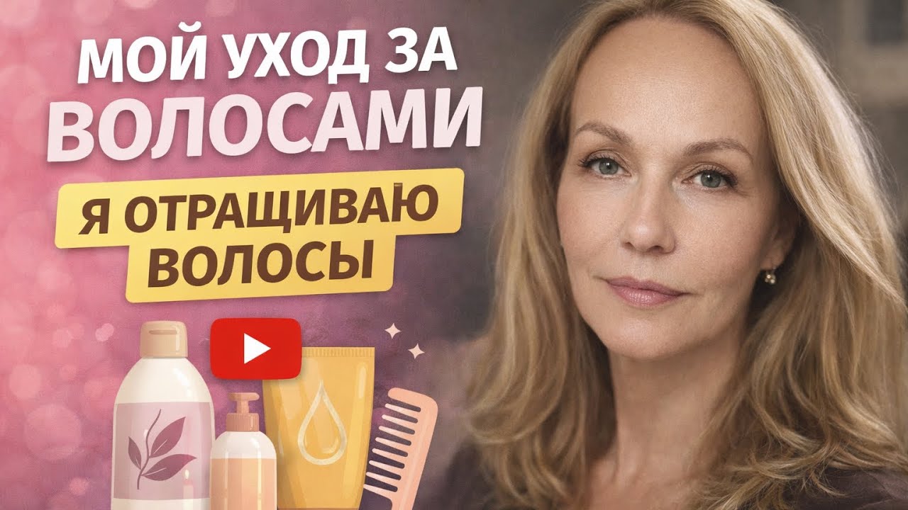 50+ уход за волосами. Мой секрет мягких волос. 