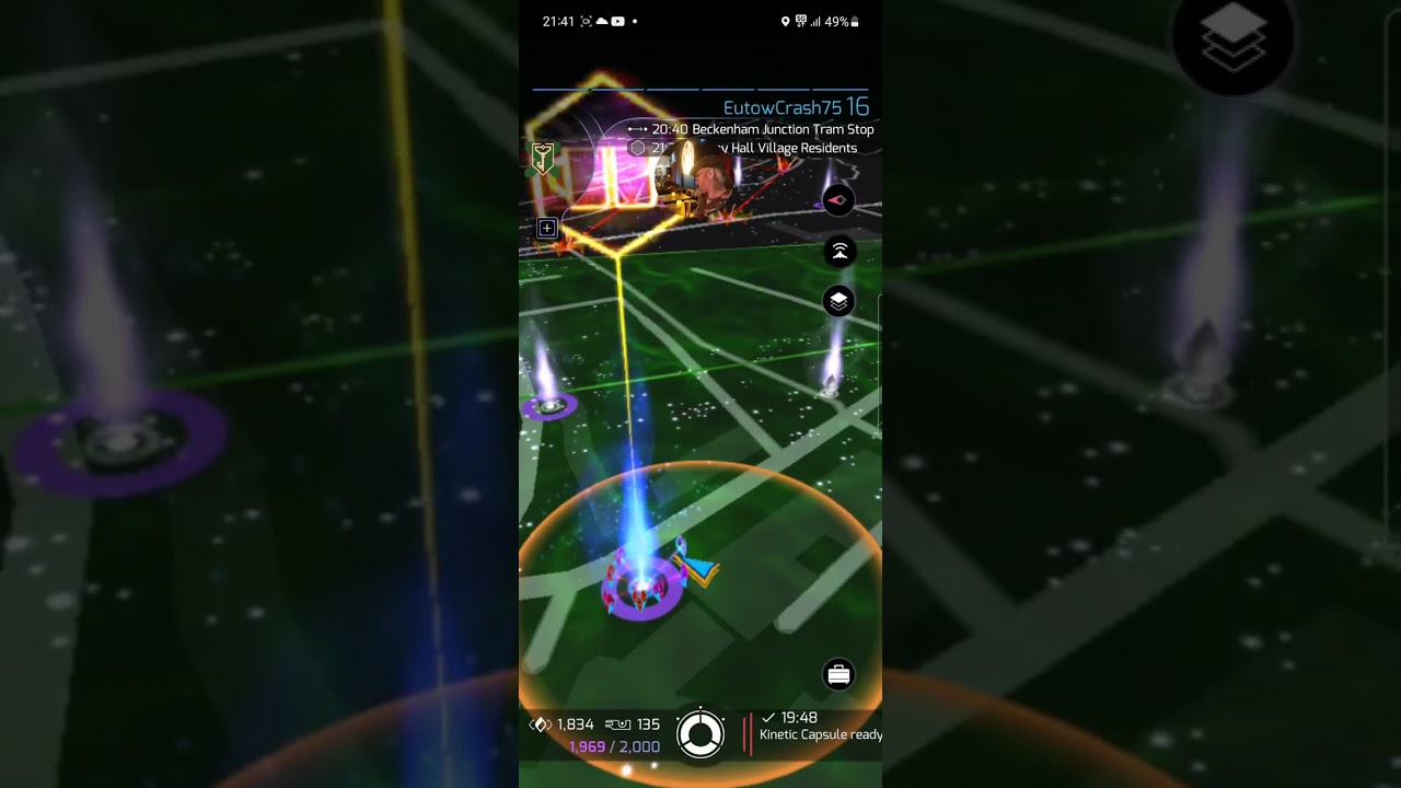 Ingress vs Tony Patience. The Bunny Hole ( Coney Hall ) Nash