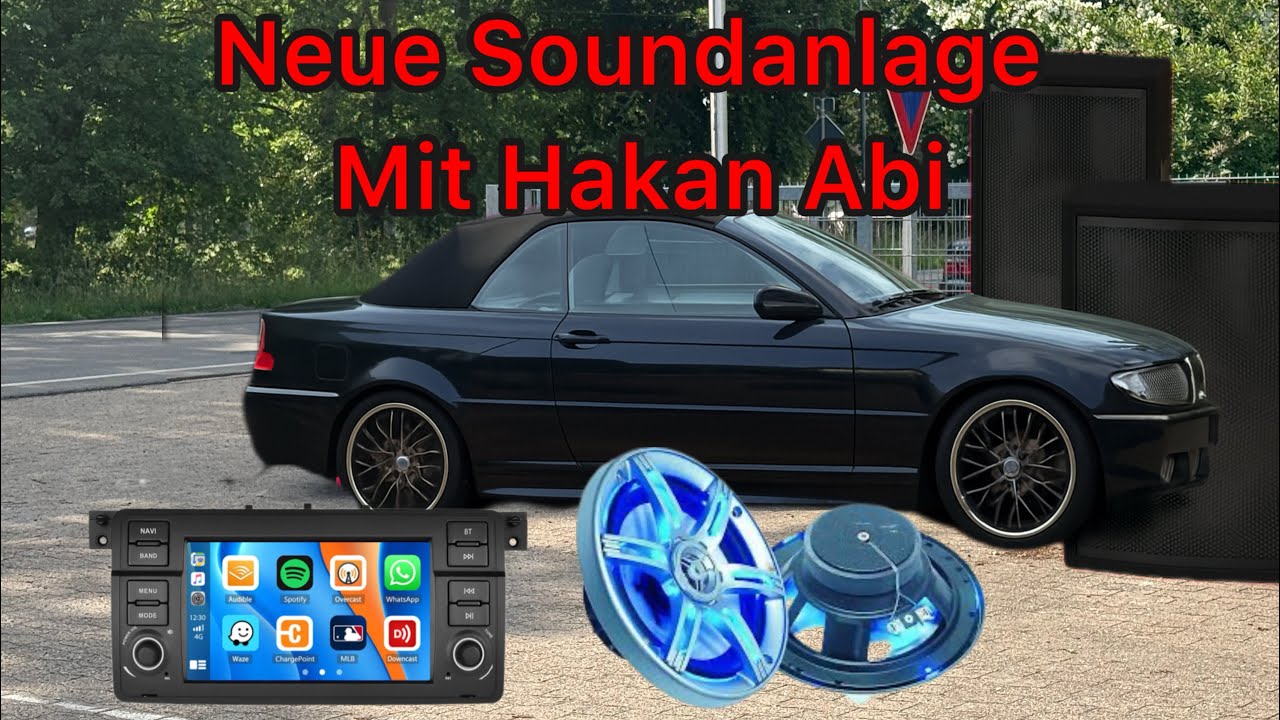 Endlich neue Soundanlage im e46 Cabrio. Sila Rokko geht bald los 😍 @Mtcars @Sun-Garage
