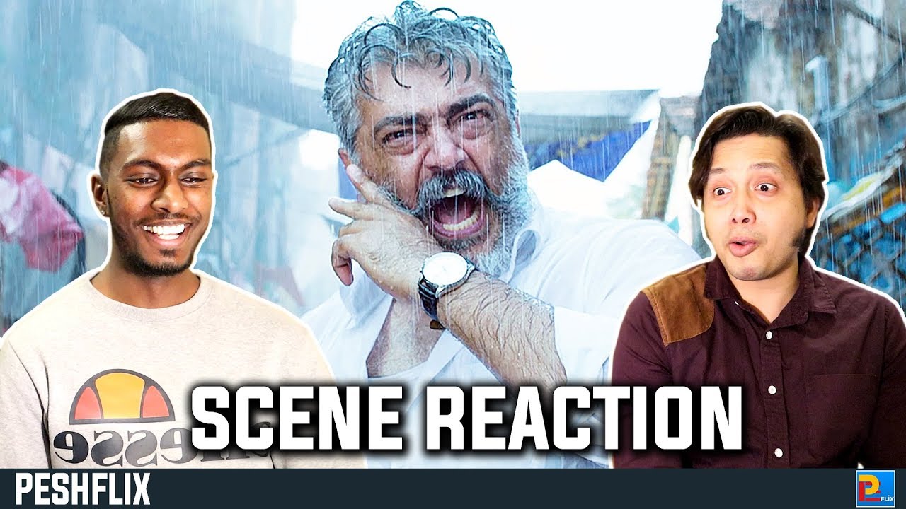 Viswasam - Interval Rain Fight Scene Reaction | Ajith Kumar | PESHFlix