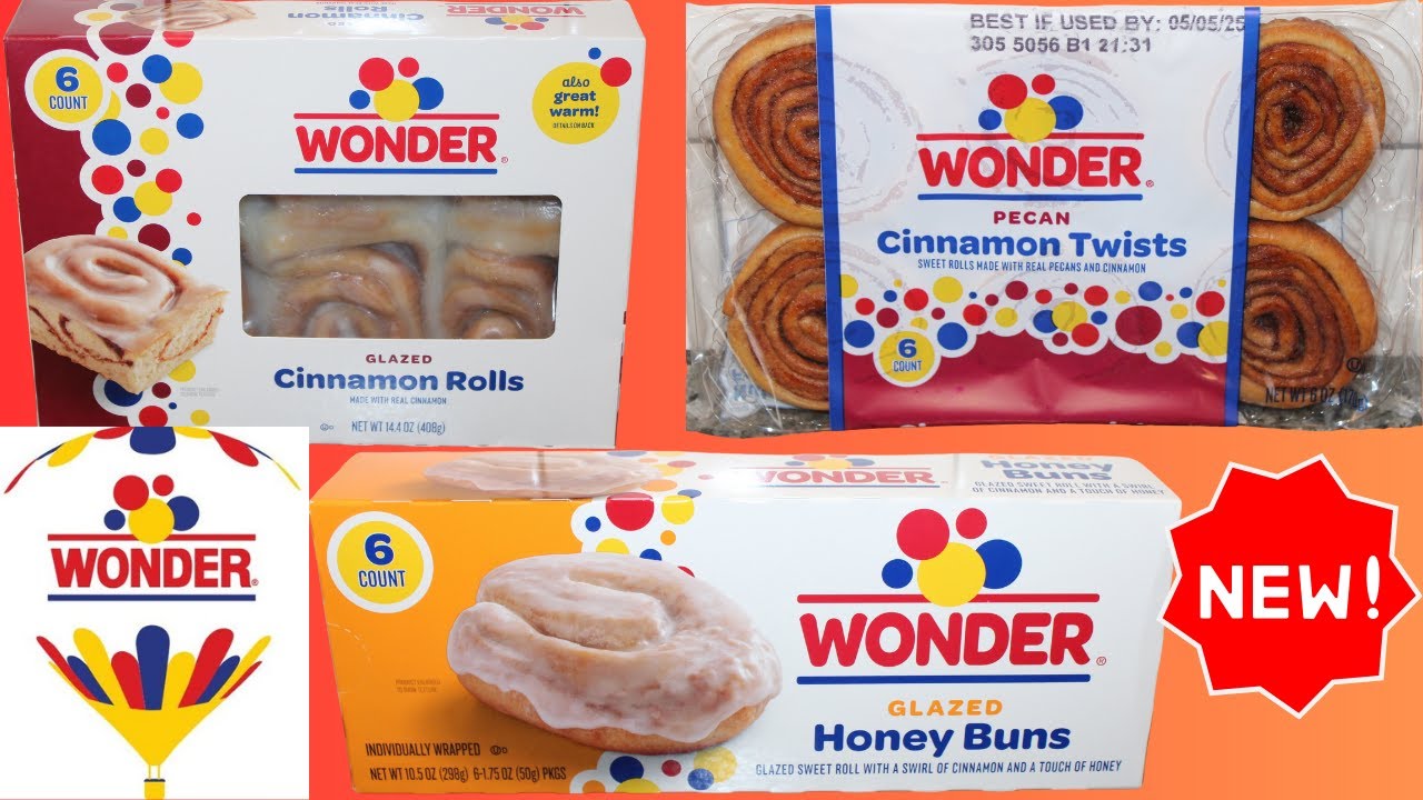 Wonder: Glazed Cinnamon Rolls, Pecan Cinnamon Twists & Glazed Honey Buns Review