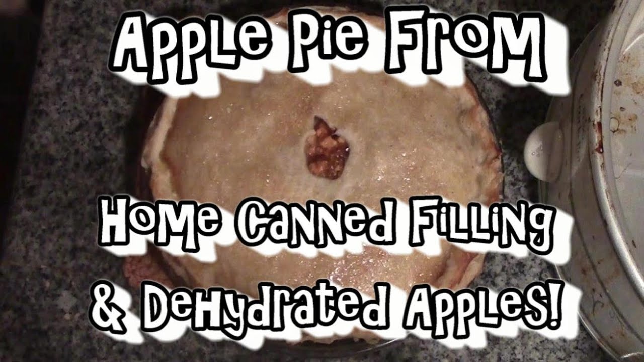 Apple Pie !!! From Home Canned Filling & Dehydrated Apples