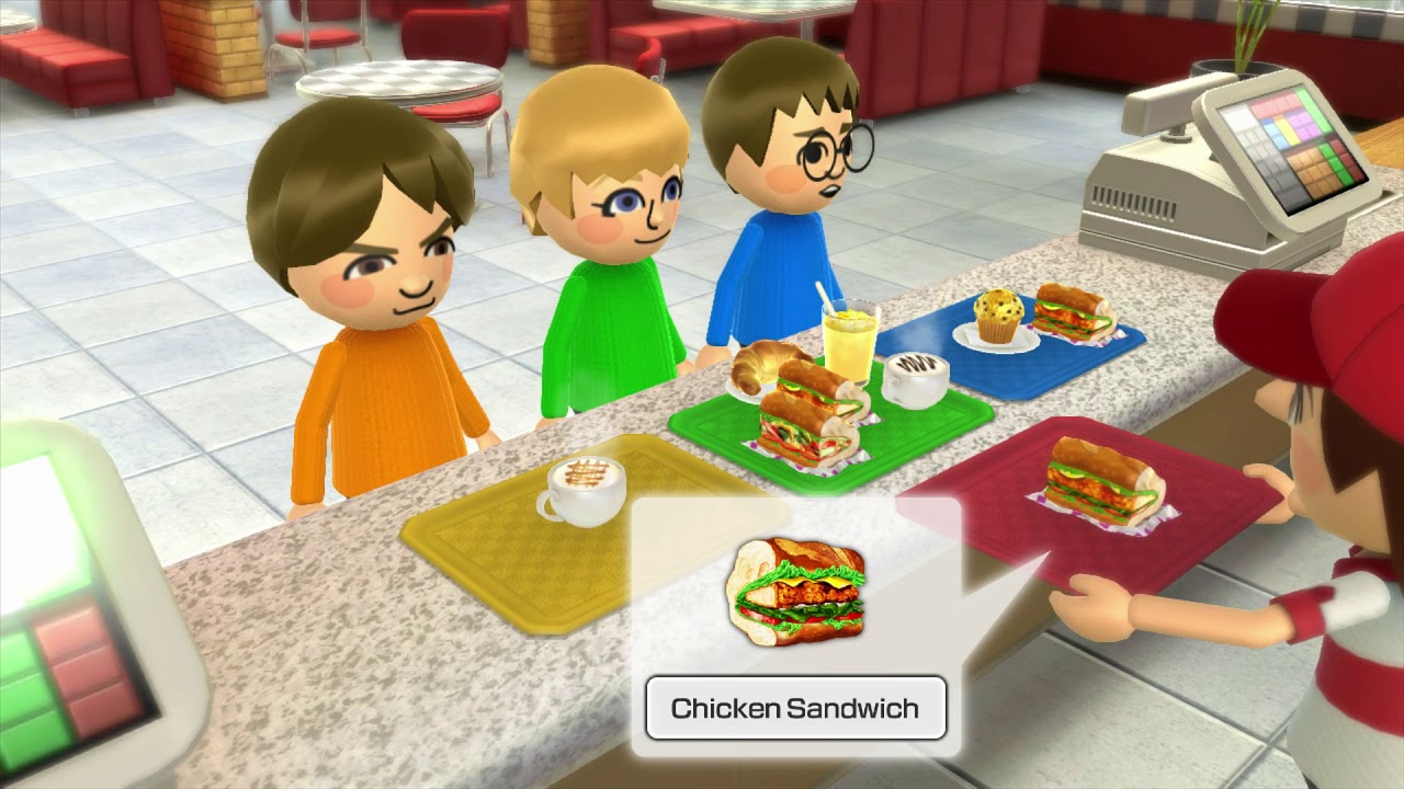 Wii Party U - Feed Mii (Skip, Claudia, Pavel, Chris)