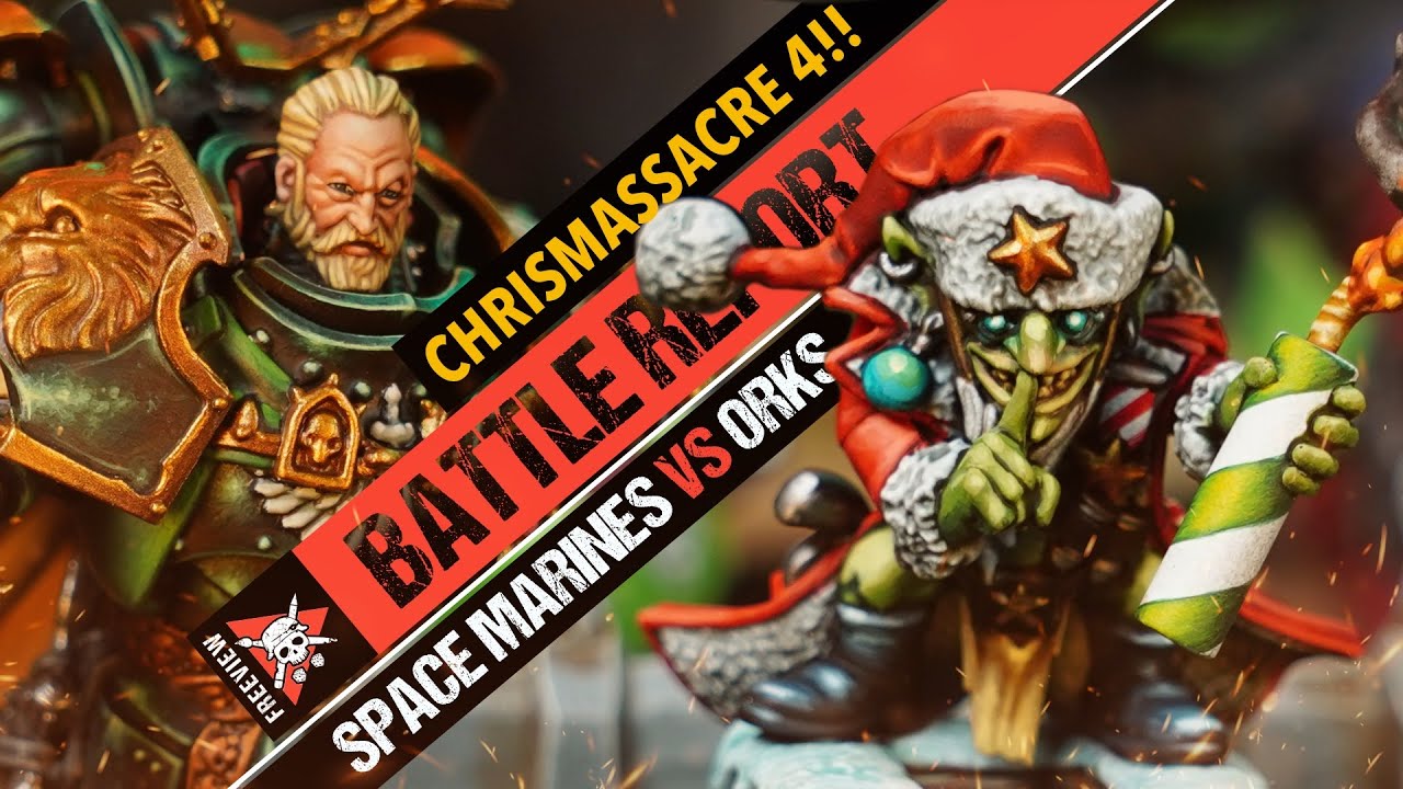 CHRISMASSACRE 4! | The Red Gobbo vs The Grinch | 4,000 Points Warhammer 40k Battle Report