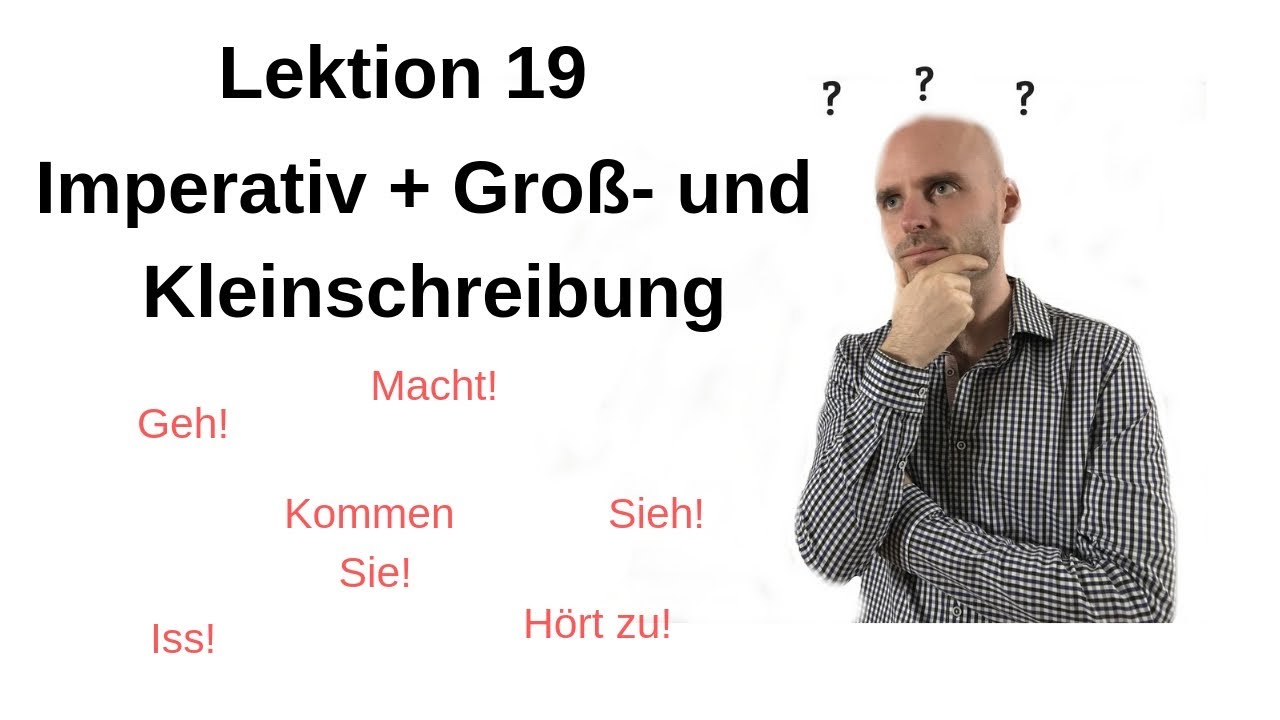 Deutschkurs A1.1 Lektion 19 -Imperativ-
