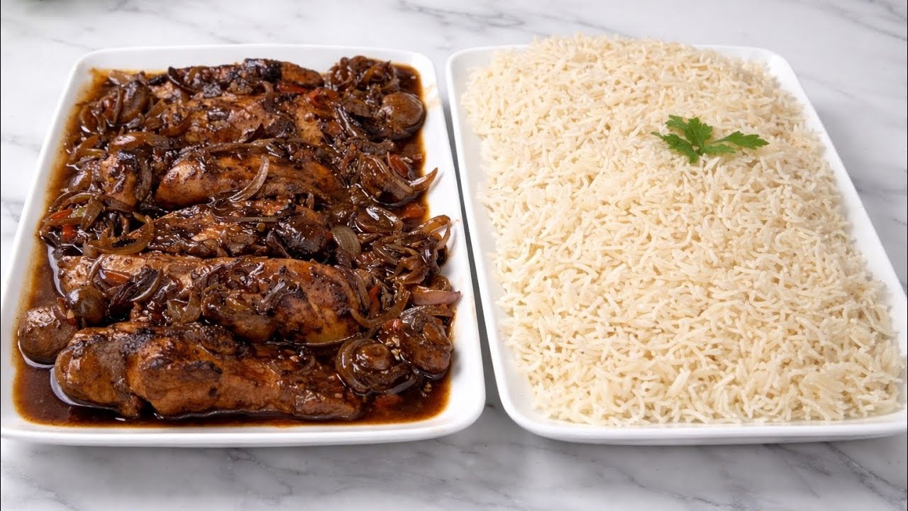 🍜تشكن مشروم صيني 🍱بطريقه سهله جددا ومش هتاخد منك وقت وقطمه منها هتسفرك الصين .