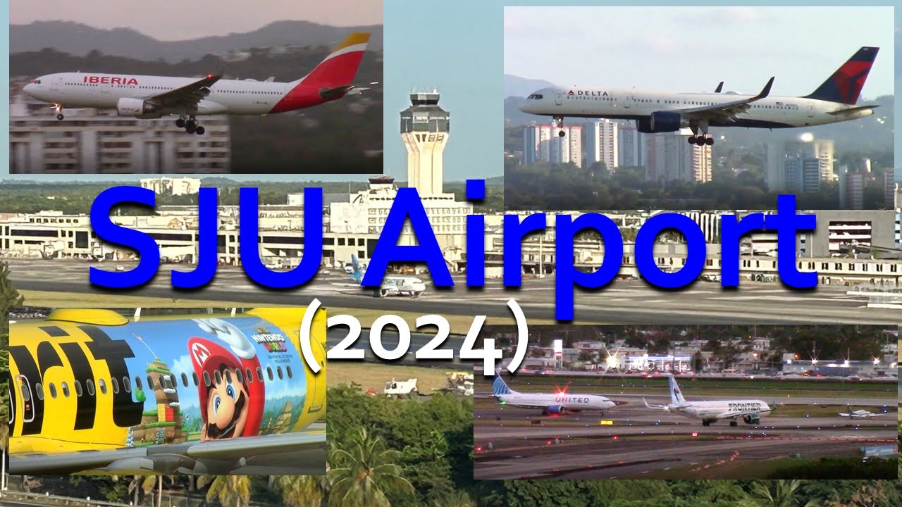 1hr Spotting Session w/ SINGLE RUNWAY OPERATIONS @ San Juan, Puerto Rico Airport | SJU/TJSJ Apr 2024