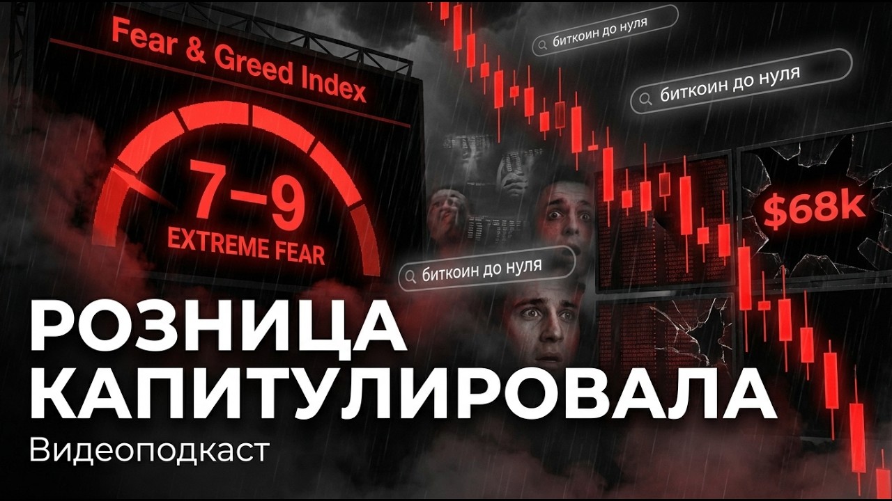БИТКОИН РОЗНИЦА КАПИТУЛИРОВАЛА, УОЛЛ-СТРИТ БЛИЗОК К ПАНИКЕ !! ВИДЕОПОДКАСТ