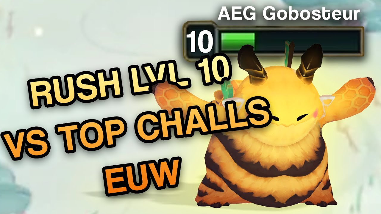 Je RUSH le NIVEAU 10 Dans un LOBBY TOP 10 CHALL