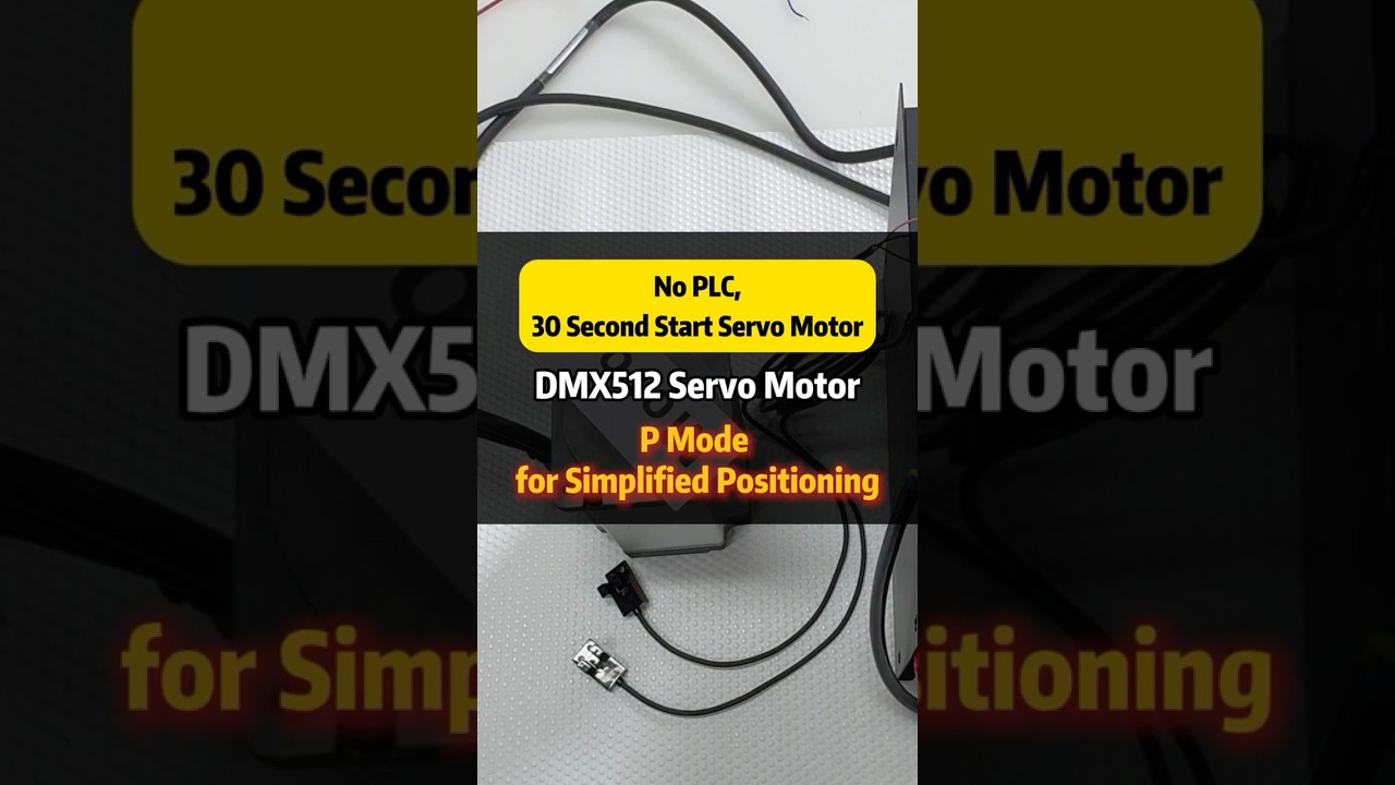 No Need PLC, DMX512 Servo Motor,P Mode 