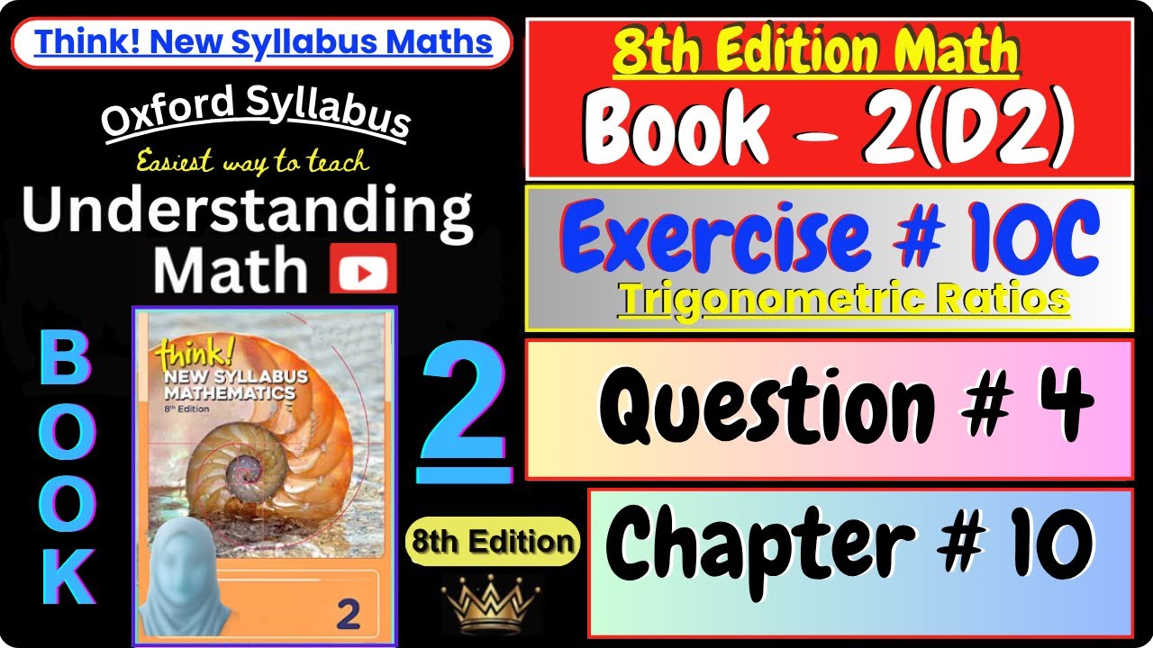 Exercise 10C Question 4 | Chapter 10 | Book 2 (D2) | Think New Syllabus Mathematics 8th Edition