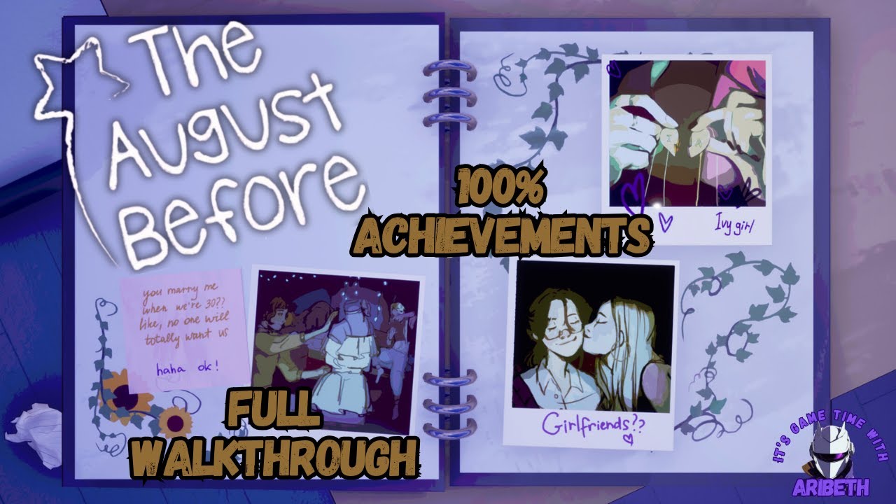 The August Before ~ FULL Walkthrough / ALL Achievements ~ No Commentary