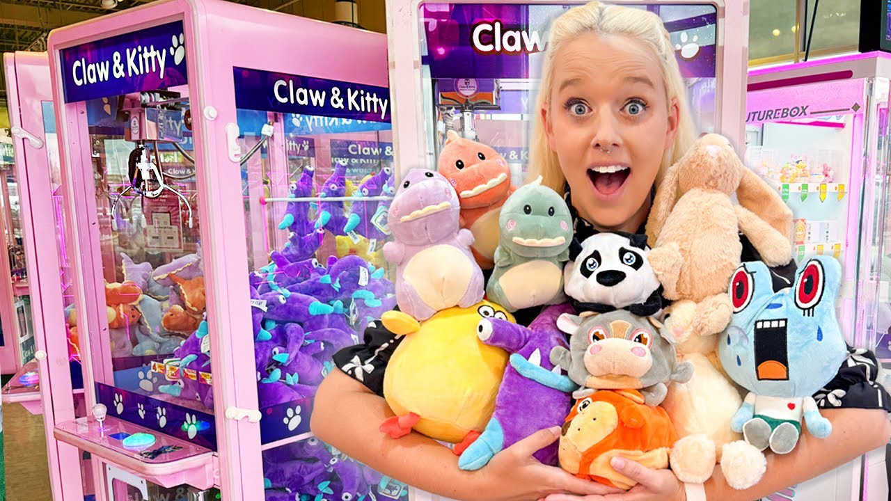 Non-Stop Skill Based Claw Machine Wins at Claw & Kitty!