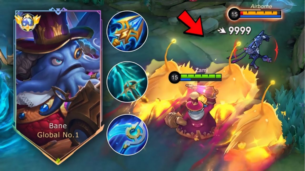 MAGE BANE NEW 1 HIT BUILD 2024🔥 FULL MAGIC BURST ITEM IN RANK GAME (must try)