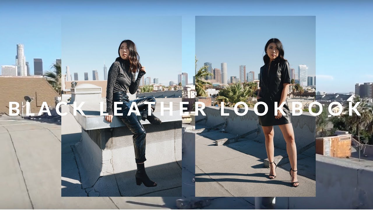 All Black Leather Lookbook  | JULIA SUH