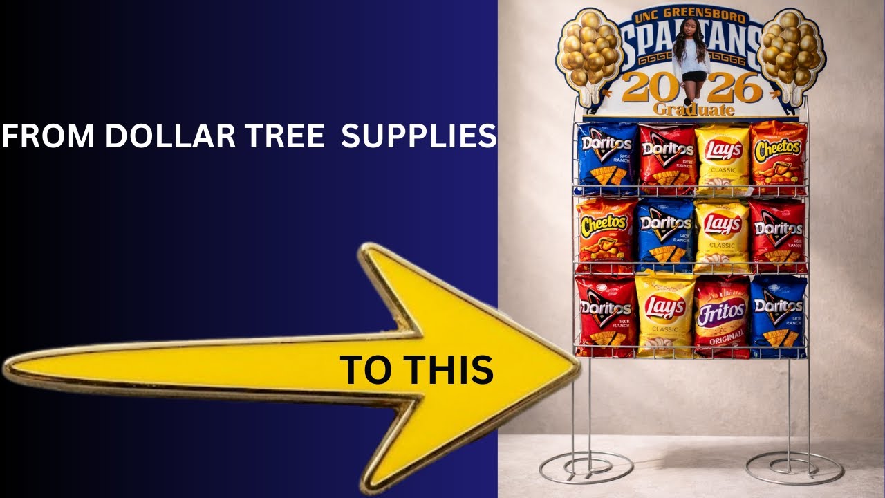 DIY Chip Bag Holders | Dollar Tree Party Hack