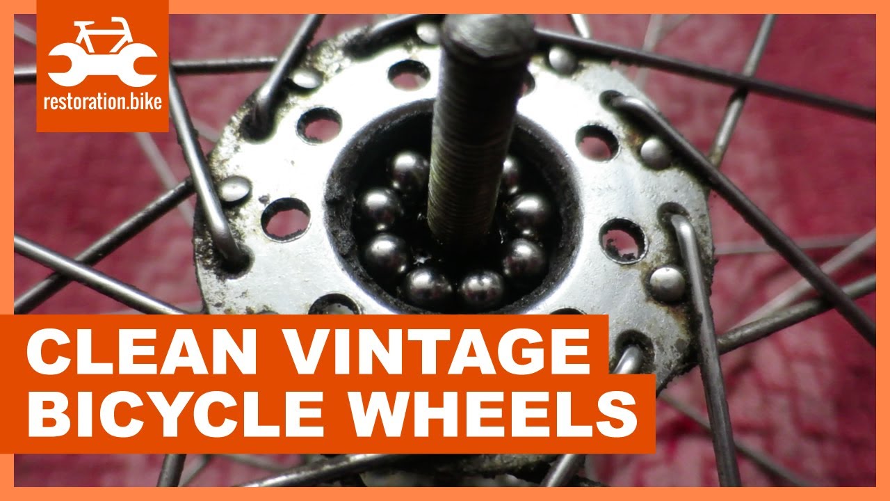How to clean vintage bicycle wheels in 5 easy steps