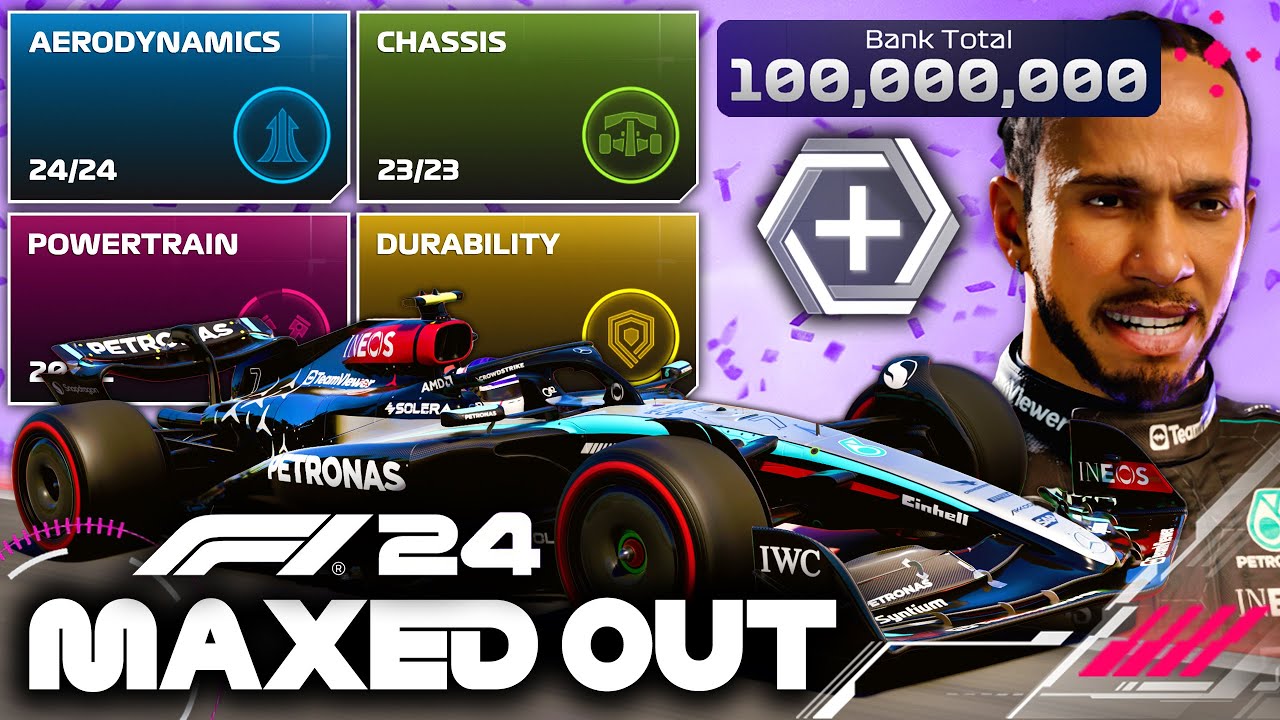 HOW QUICK IS A FULLY-MAXED OUT MERCEDES IN F1 24 CAREER MODE?