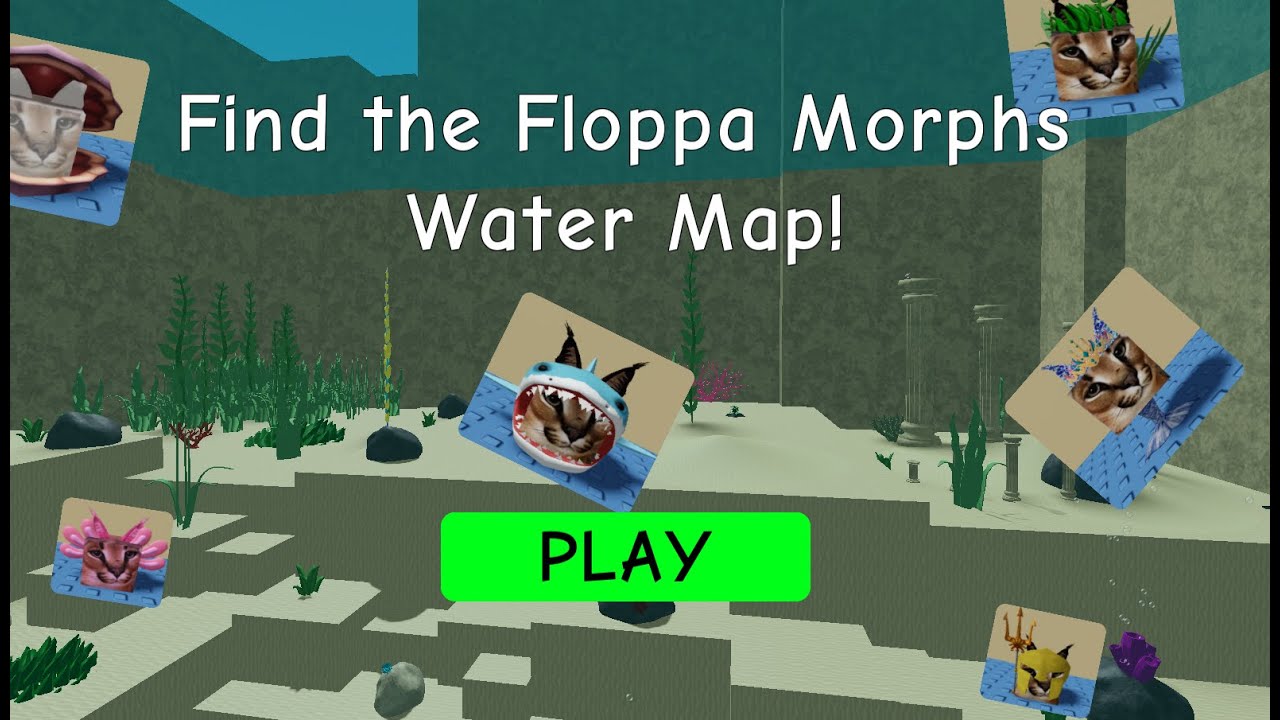 Roblox: Find the Floppa Morph's by BIG PLAY - Water Map 🌊