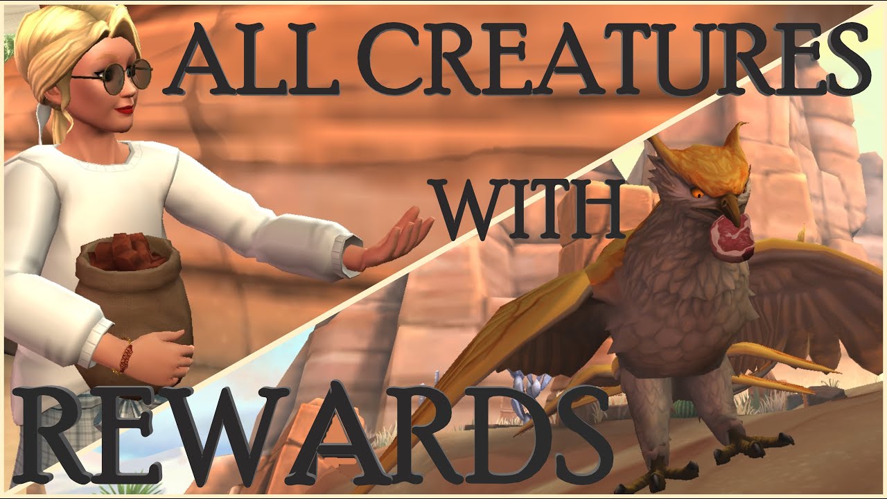 ALL CREATURES (48) AND REWARDS // HOGWARTS MYSTERY