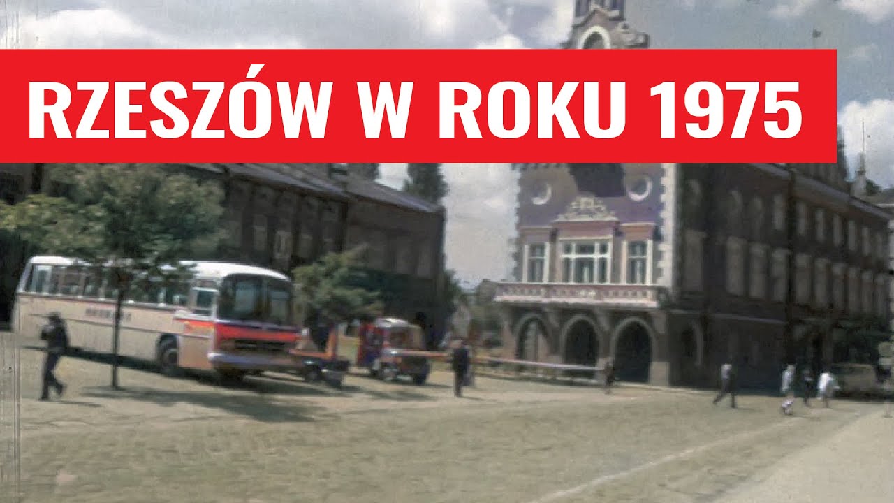 Rzeszów w roku 1975 - unikatowe fotografie w kolorze