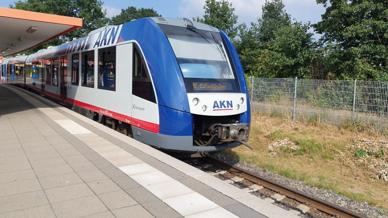 AKN | Mitfahrt in der BR622 auf der A1 von Eidelstedt nach Ulzburg-Süd