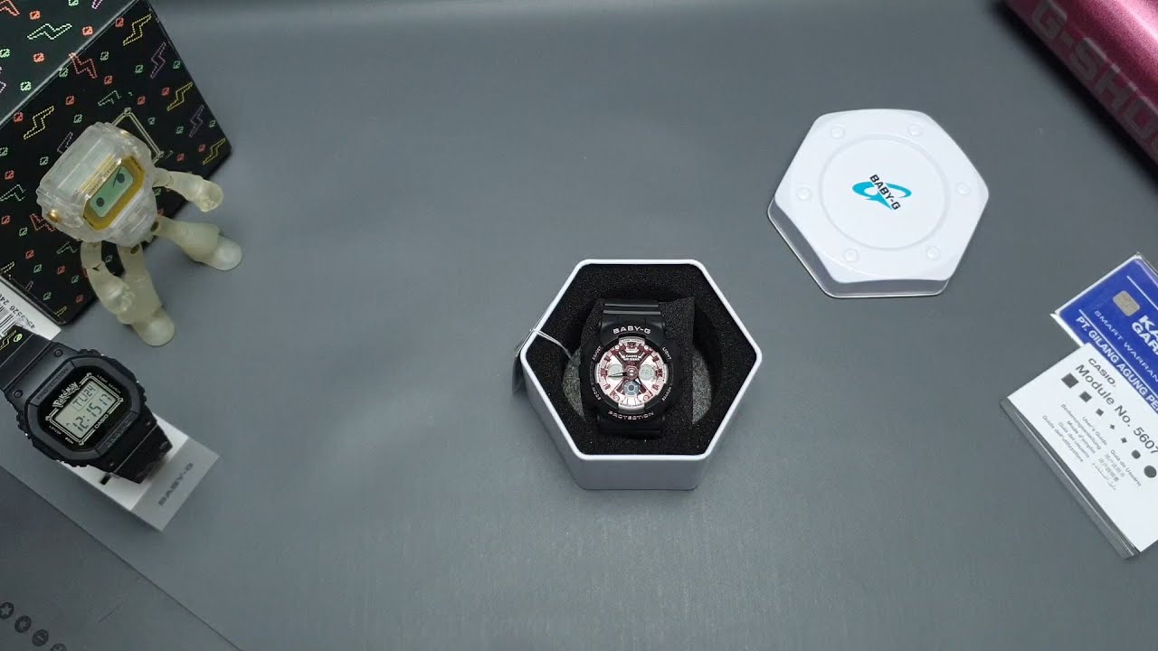 Unboxing & Cara setting Casio BABY G BA-130-1A4 (indonesia)