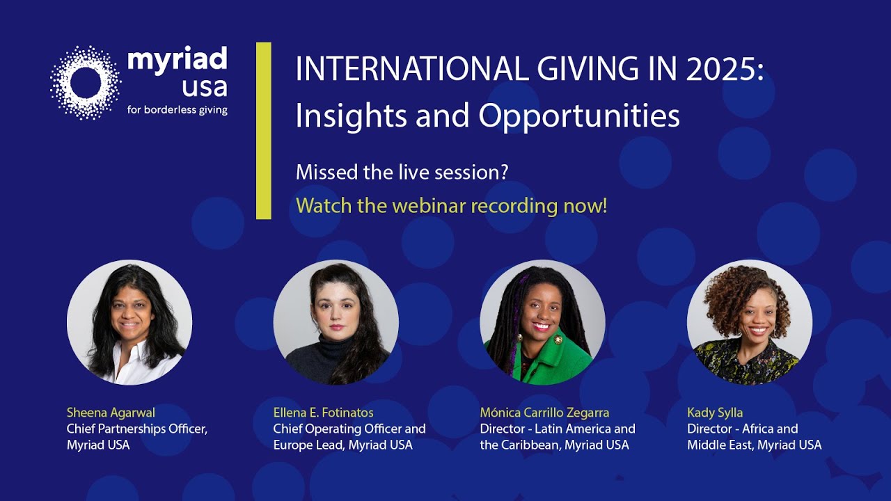 International Giving in 2025: Insights and Opportunities