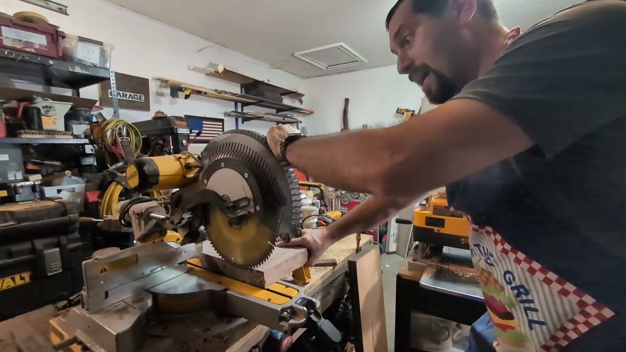 Cleaning epoxy from black walnut offcut.