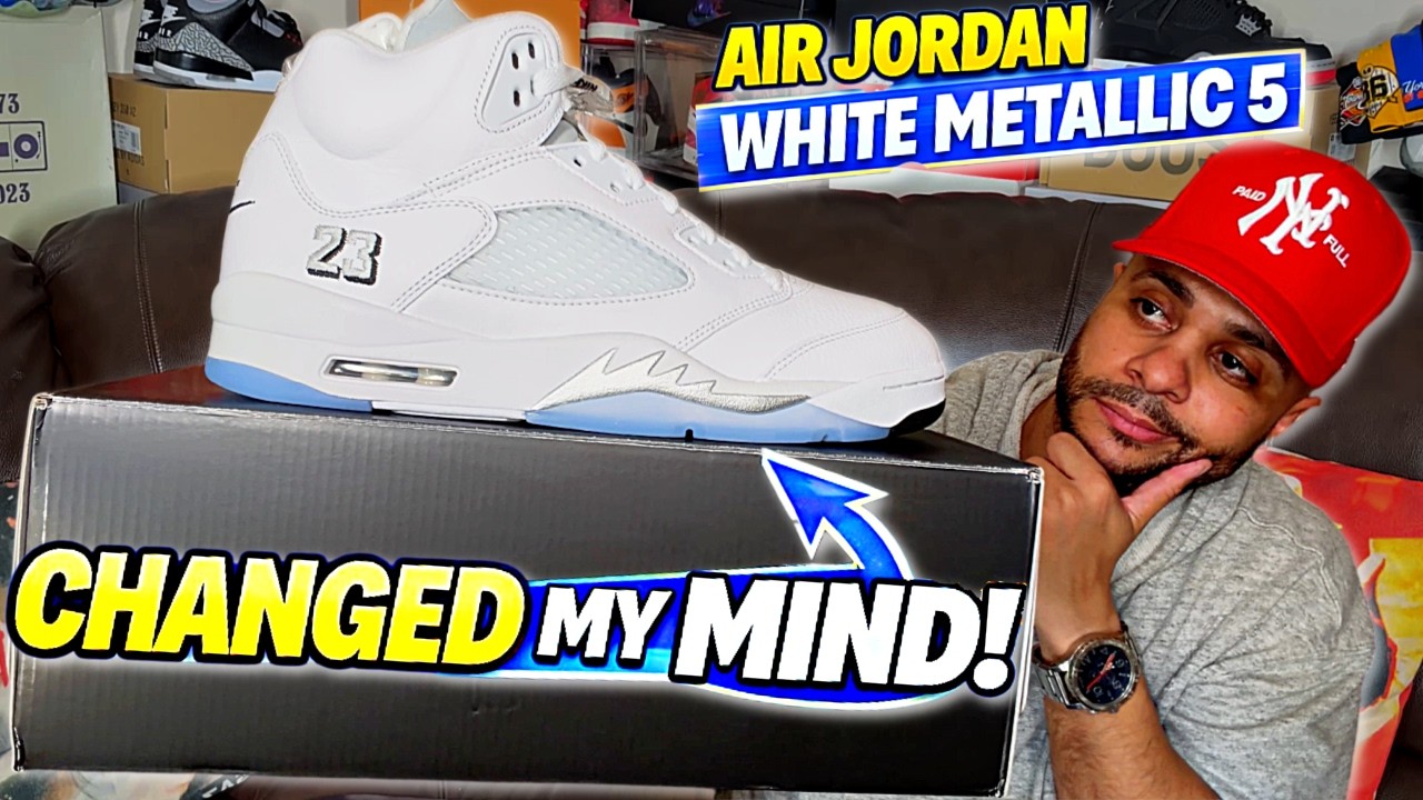 Changed My Mind! Air Jordan 5 'White Metallic' 2026 Review