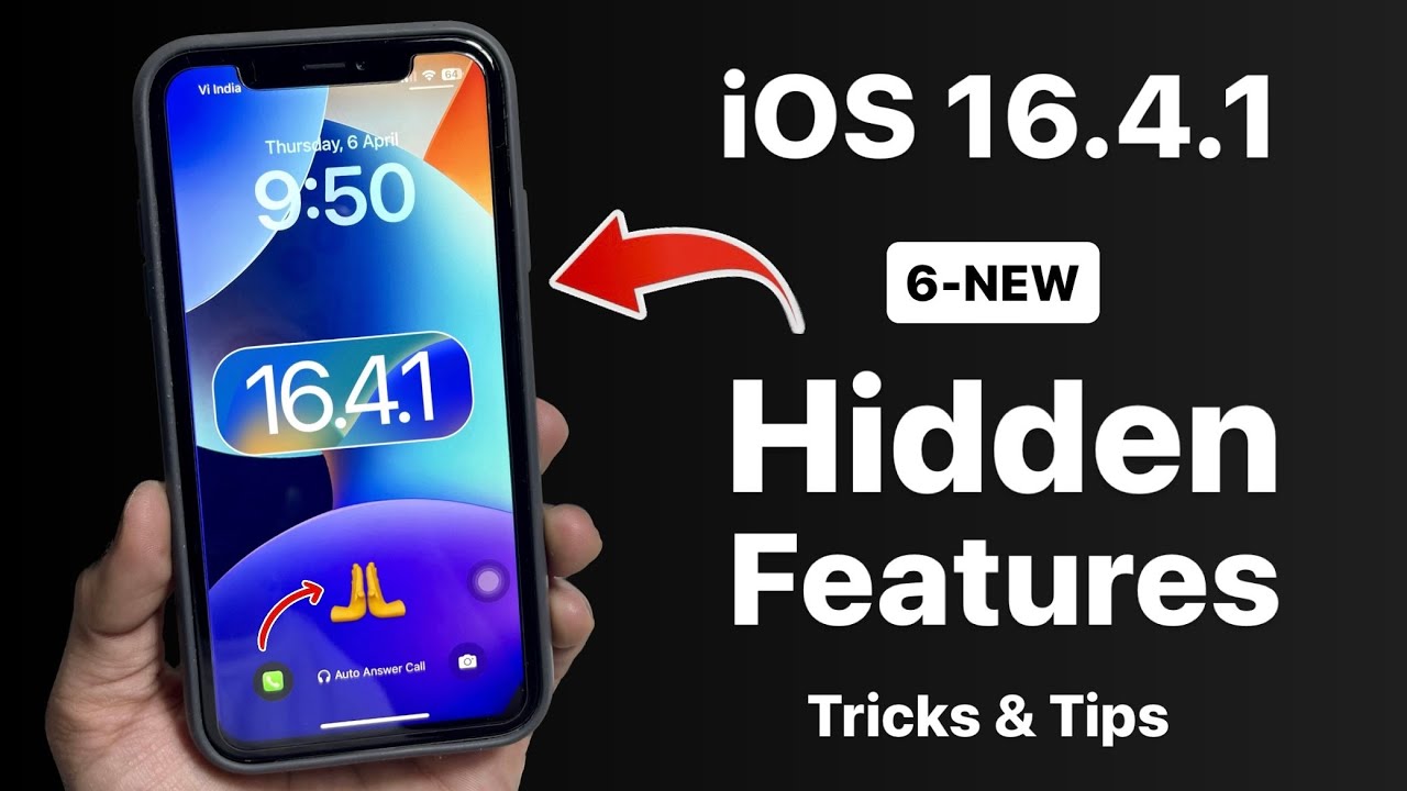 iOS 16.4.1 Top 6 New HIdden Features - Tricks & Tips you Didn't Know