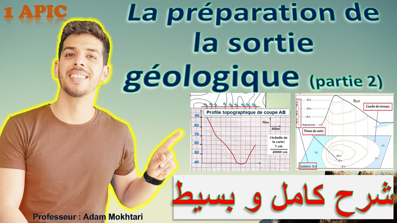 Préparation de la sortie géologique (2ème partie) - 1ère année parcours international