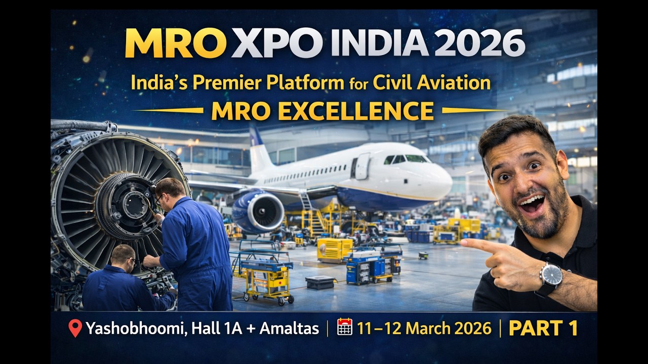 MRO Aviation xpo 2026 🚀 India’s Civil Aviation Future | Aircraft Maintenance & Aerospace Innovation