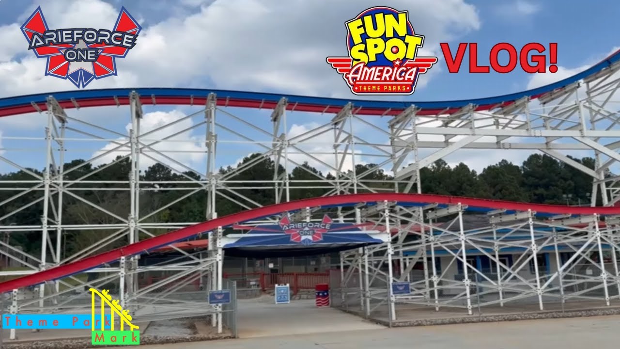 Fun Spot Atlanta/SFOG Vlog! - Arie Force One Marathon & SFOG Coaster Medley! - September 2025