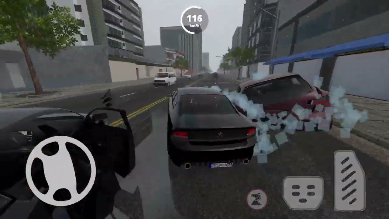 Driving Zone. Replay Mode (Rear Camera View) 