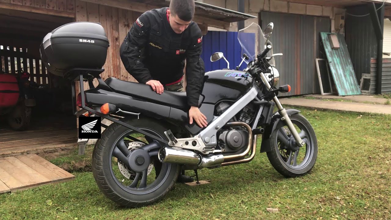 Honda NTV 650 (Hawk GT, Bros). Звуки выхлопа