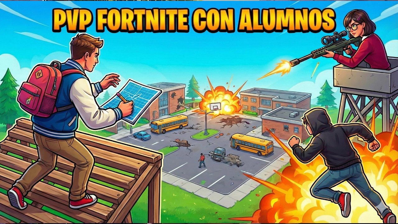 PvP Fortnite entre alumnos