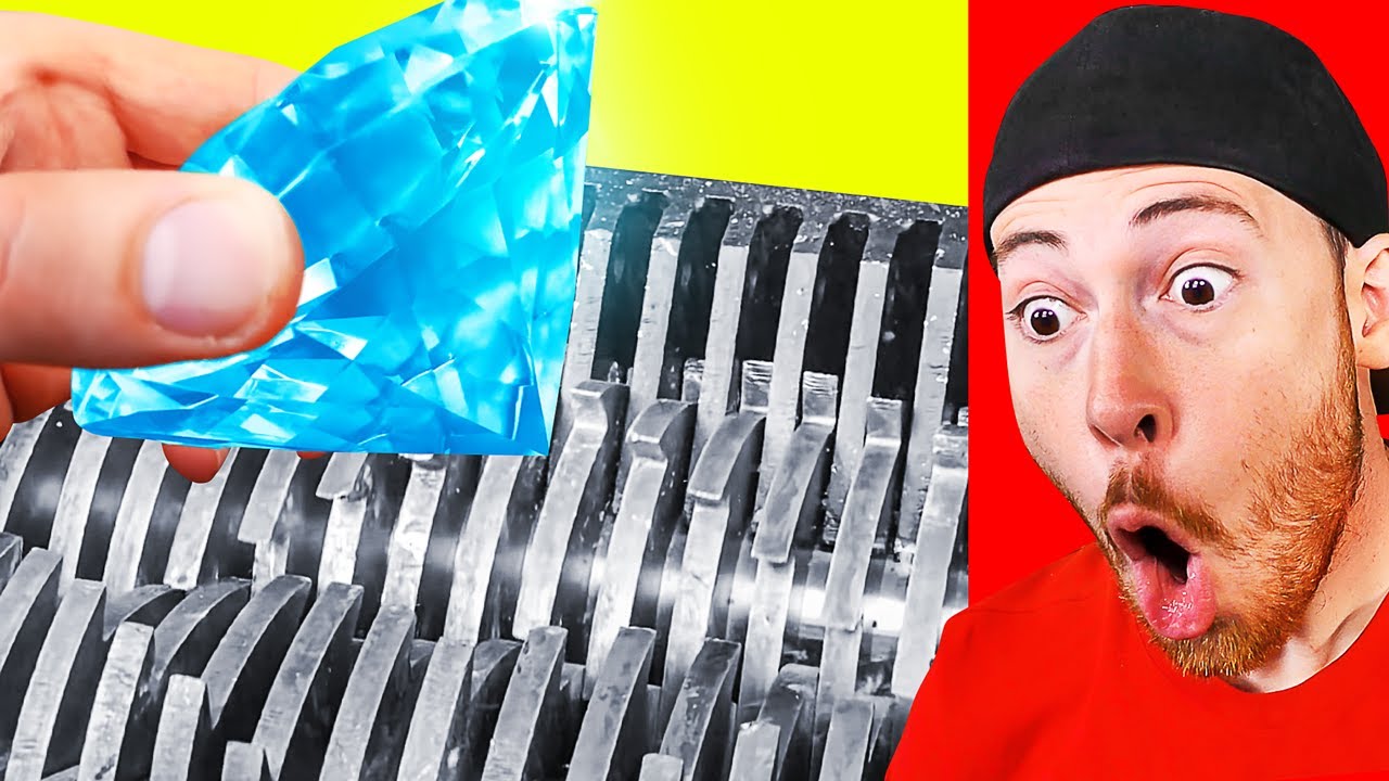 World's SHARPEST Shredder vs DIAMONDS!
