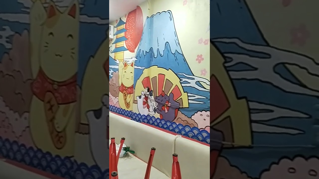 Mural #mural #lukistembok #lukisdindingcafe #lukisdinding