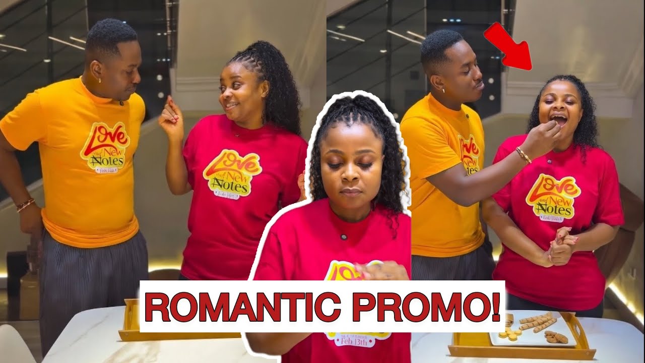 Bimbo Ademoye & Timini Get Cozy While Promoting Their New Movie 
