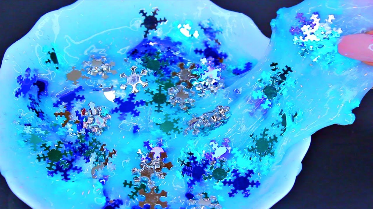 Super CRUNCHY Snowflake SLIME!