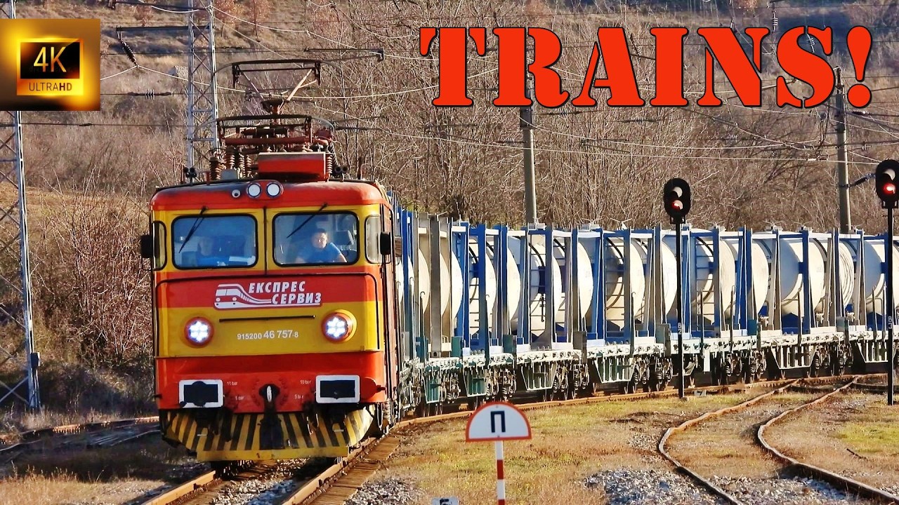 Freight & Passenger Trains over the last few months in Bulgaria! | 🚊TRAINS IN BULGARIA #45 [4K]