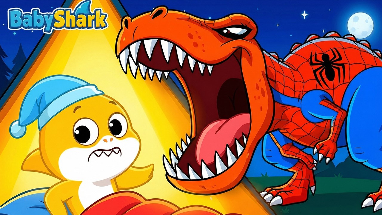 Giant Dinosaur at the Window! | Baby Shark Kids Song